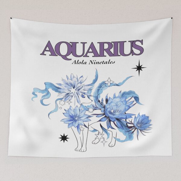 Item preview, Aquarius Alola Ninetale designed and sold by GenZINISH.