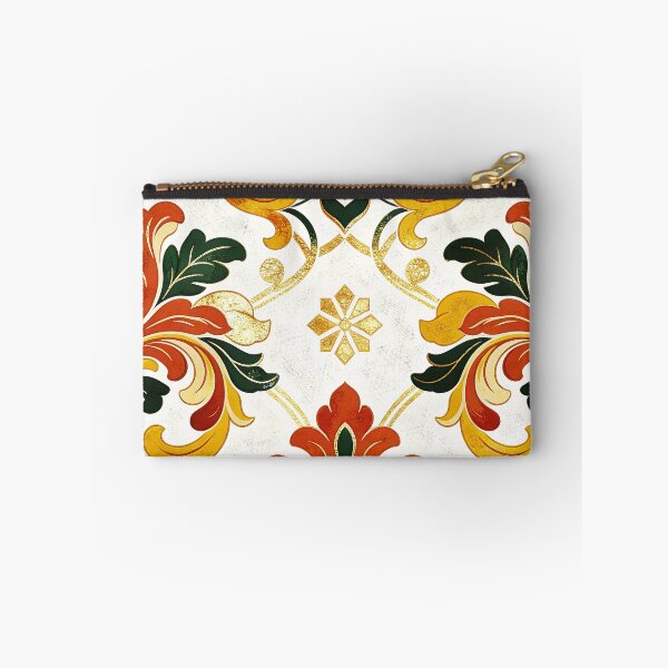 Item preview, Vintage Royal Damask Pattern - Red Green & Gold designed and sold by Hen-C-Art.