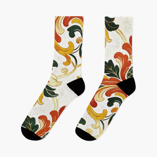 Item preview, Vintage Royal Damask Pattern - Red Green & Gold designed and sold by Hen-C-Art.