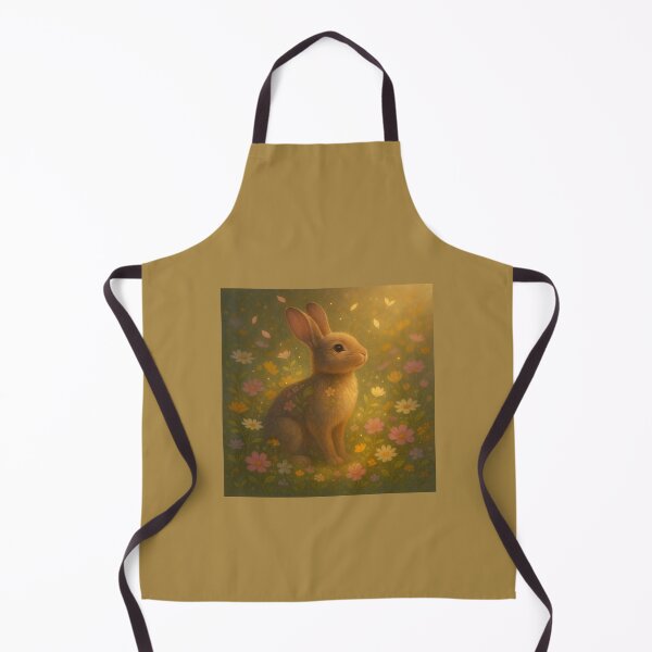 Item preview, Rabbit – Bloomkeeper of the Wildflowers Wildlife Art designed and sold by GeoWild Designs.