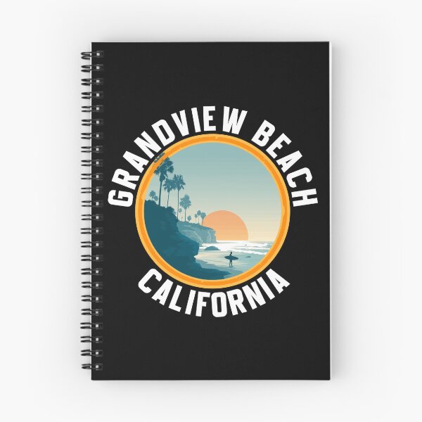 Item preview, Grandview Beach - California (with White Lettering) designed and sold by VelvetRoom.