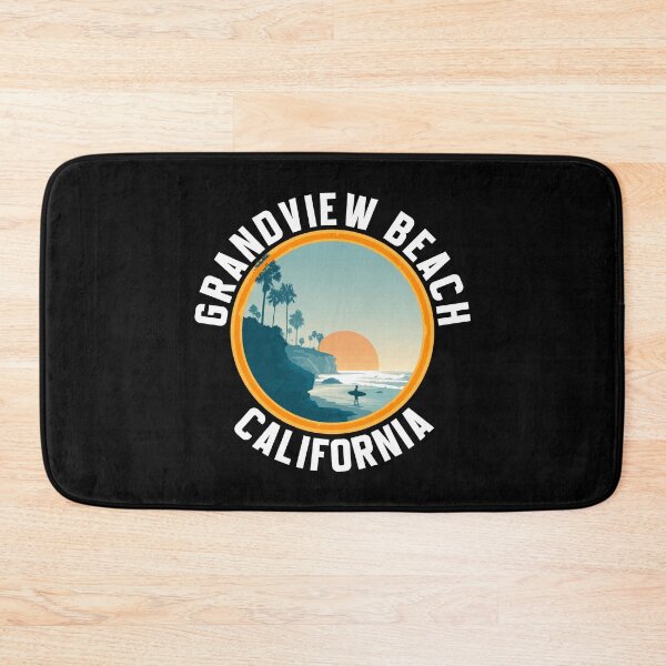 Item preview, Grandview Beach - California (with White Lettering) designed and sold by VelvetRoom.