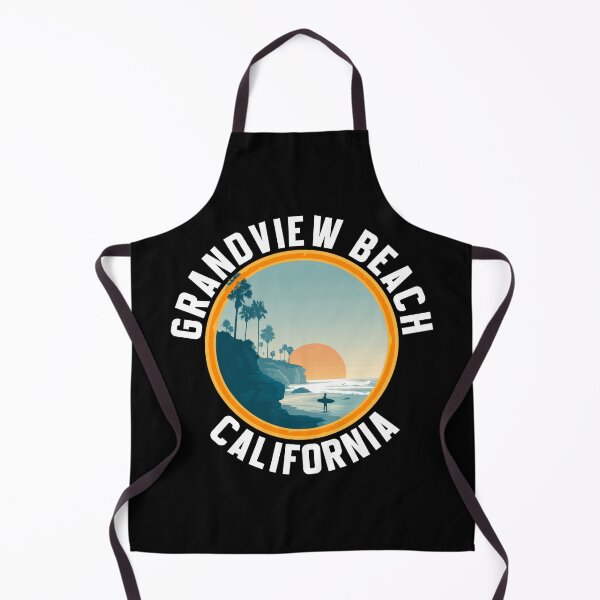 Item preview, Grandview Beach - California (with White Lettering) designed and sold by VelvetRoom.