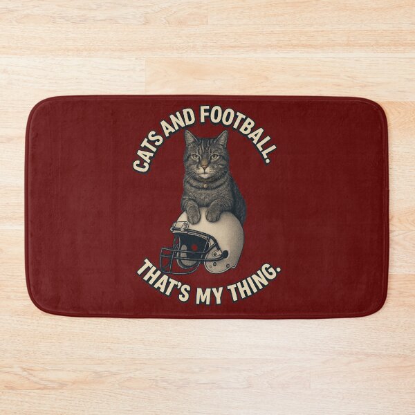 Item preview, Cats & Football designed and sold by Cats and Other Things.