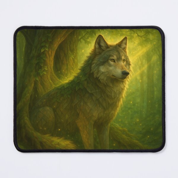 Item preview, Wolf – Roots of the Ancients Old Trees Wildlife Art designed and sold by GeoWild Designs.