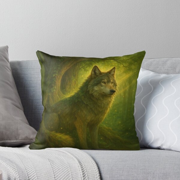 Item preview, Wolf – Roots of the Ancients Old Trees Wildlife Art designed and sold by GeoWild Designs.