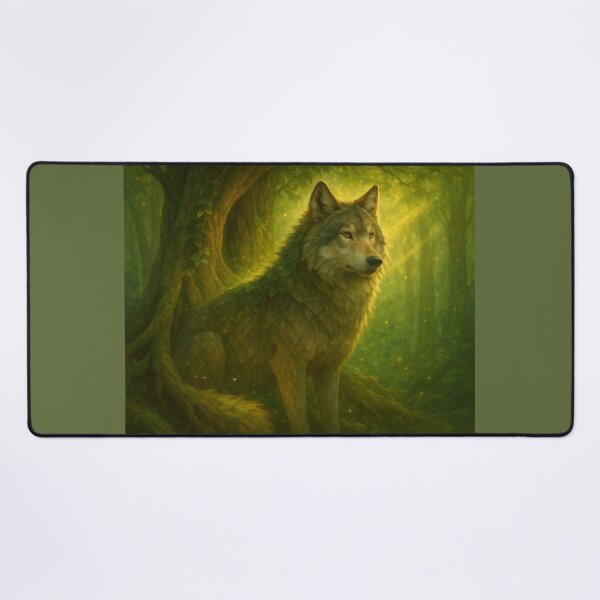 Item preview, Wolf – Roots of the Ancients Old Trees Wildlife Art designed and sold by GeoWild Designs.