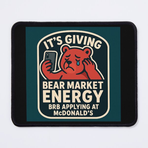 Item preview, It's Giving Bear Market Vibes designed and sold by DivinelyAligned8.