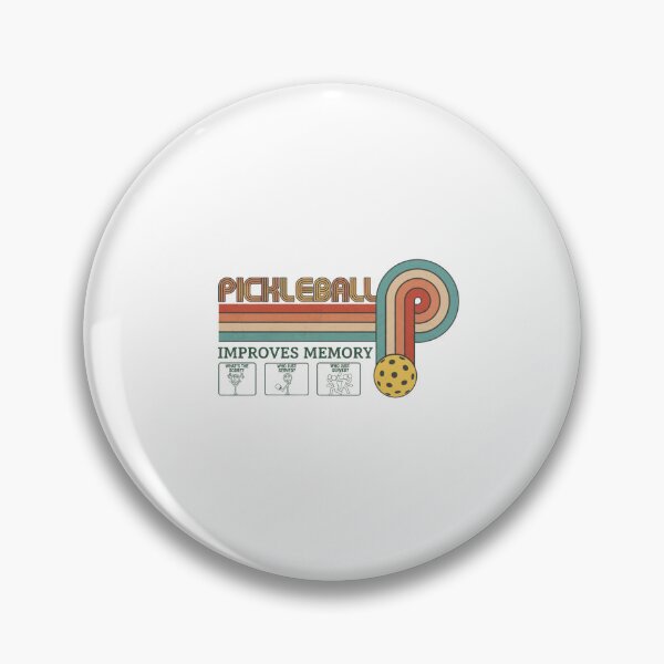 Item preview, Pickleball Improves Memory Retro Vintage Sports designed and sold by bynani32.