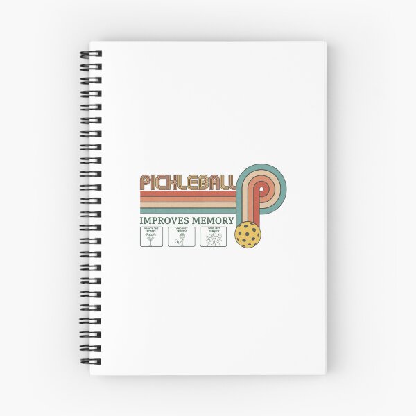 Item preview, Pickleball Improves Memory Retro Vintage Sports designed and sold by NaniLoom.