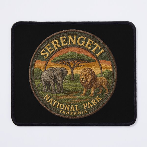 Item preview, Serengeti National Park – Wildlife & Sunfire designed and sold by Girih.
