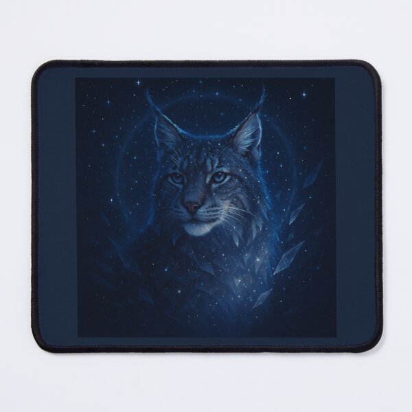 Item preview, Lynx – Starlit Shatter-beast Cosmic Wildlife Art designed and sold by GeoWild Designs.