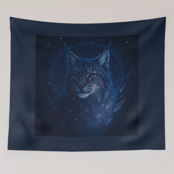Item preview, Lynx – Starlit Shatter-beast Cosmic Wildlife Art designed and sold by GeoWild Designs.