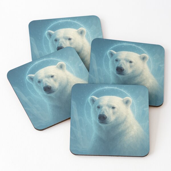 Item preview, Polar Bear – Glacier Drift Halo Guardian Wildlife Art designed and sold by GeoWild Designs.