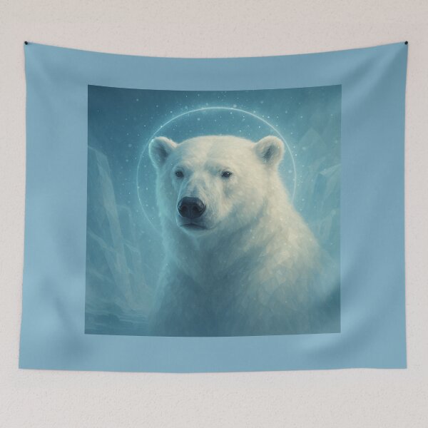 Item preview, Polar Bear – Glacier Drift Halo Guardian Wildlife Art designed and sold by GeoWild Designs.