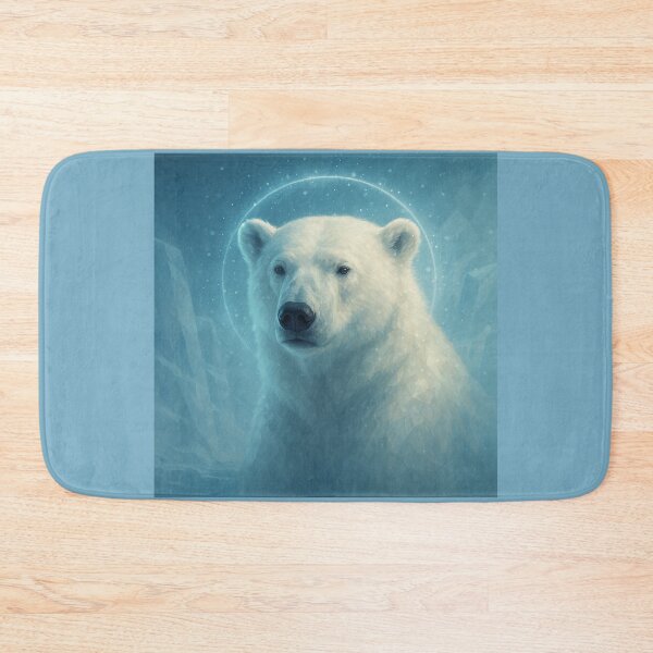 Item preview, Polar Bear – Glacier Drift Halo Guardian Wildlife Art designed and sold by GeoWild Designs.
