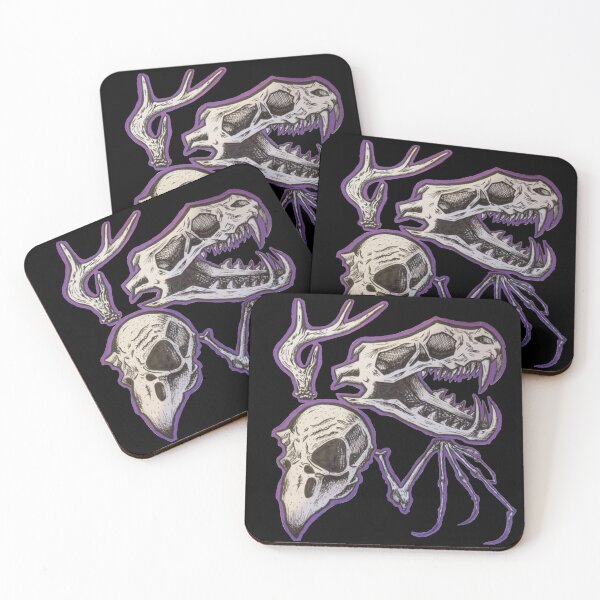 Item preview, Animal bones illustration  designed and sold by AnubisAltarArt.