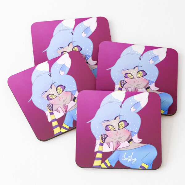 Item preview, Zara the blue deer designed and sold by LanibugsArt.