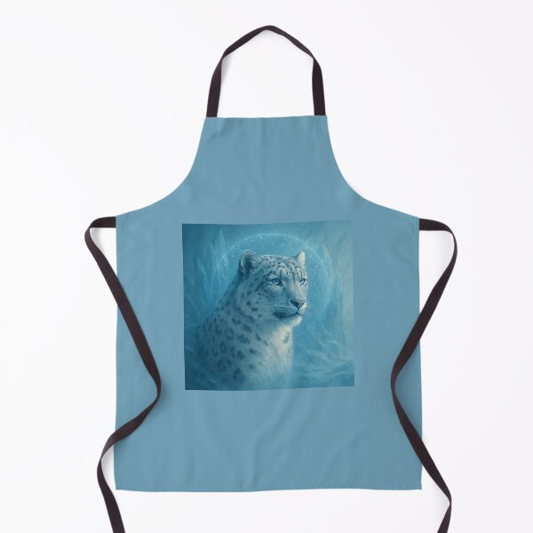 Item preview, Snow Leopard – Glacier Drift Halo Spirit Wildlife Art designed and sold by GeoWild Designs.
