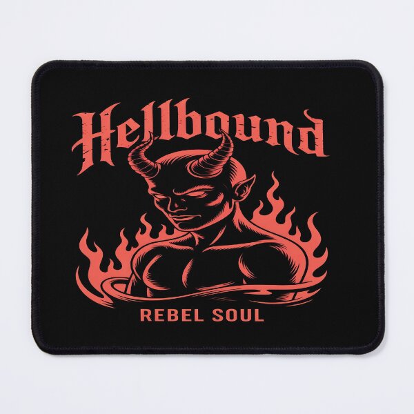 Item preview, Hellbound Rebel Soul - Vintage Devil Tattoo Art designed and sold by Dakson Design - Fantasy Art.