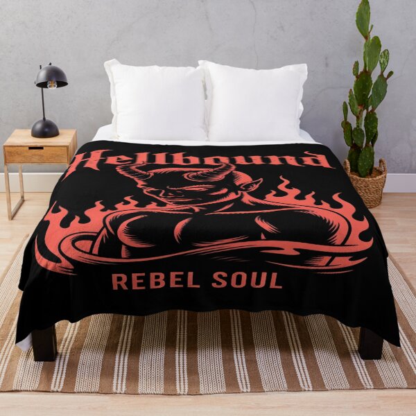 Item preview, Hellbound Rebel Soul - Vintage Devil Tattoo Art designed and sold by Dakson Design - Fantasy Art.