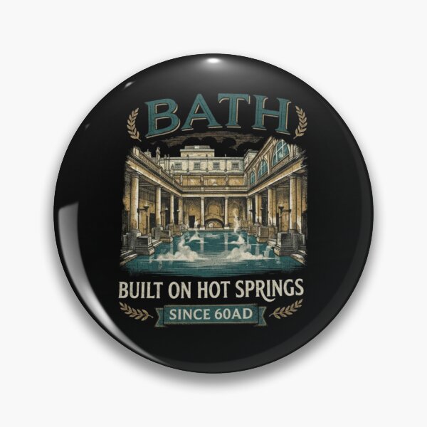 Item preview, Historic Roman Baths Design designed and sold by yeahitwasme.