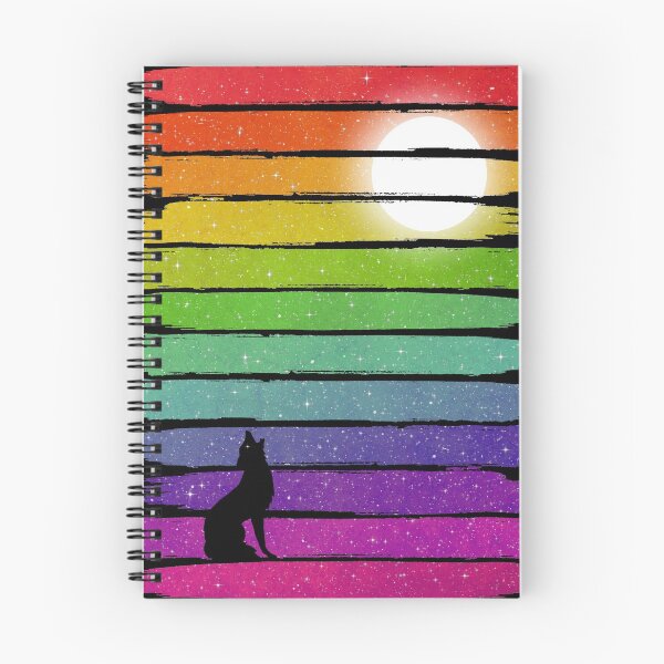 Item preview, Magical Rainbow Starry Night - Brush Strokes designed and sold by maryedenoa.
