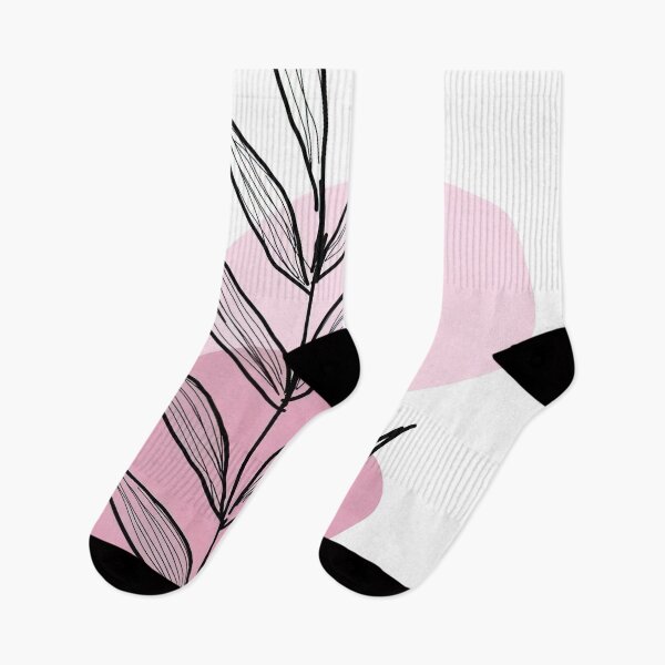 Item preview, Leaf Sketch on Pink Background designed and sold by Artsaril.