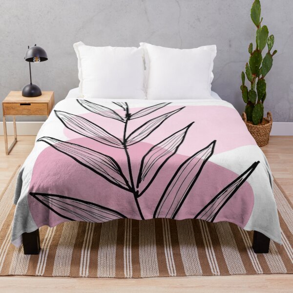 Item preview, Leaf Sketch on Pink Background designed and sold by Artsaril.