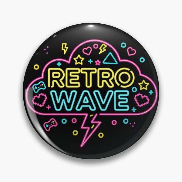 Item preview, Retro Wave Gamer Neon Lightning Storm designed and sold by GlobalBoom.