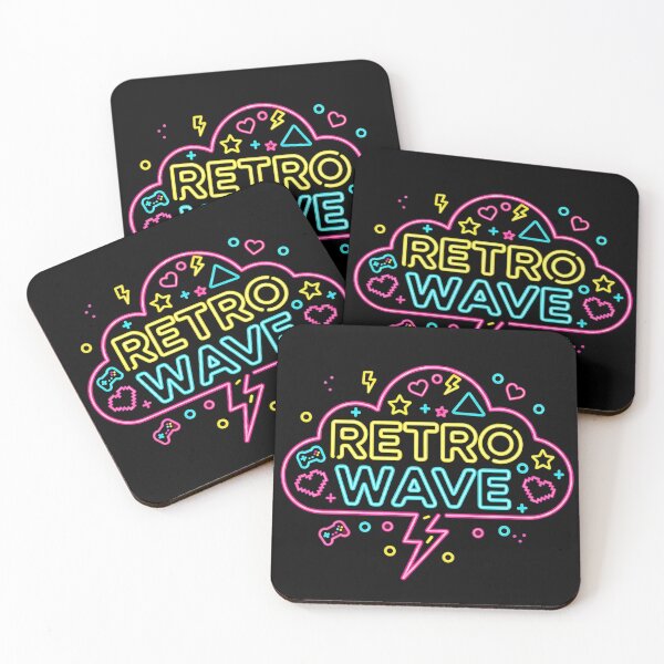 Item preview, Retro Wave Gamer Neon Lightning Storm designed and sold by GlobalBoom.