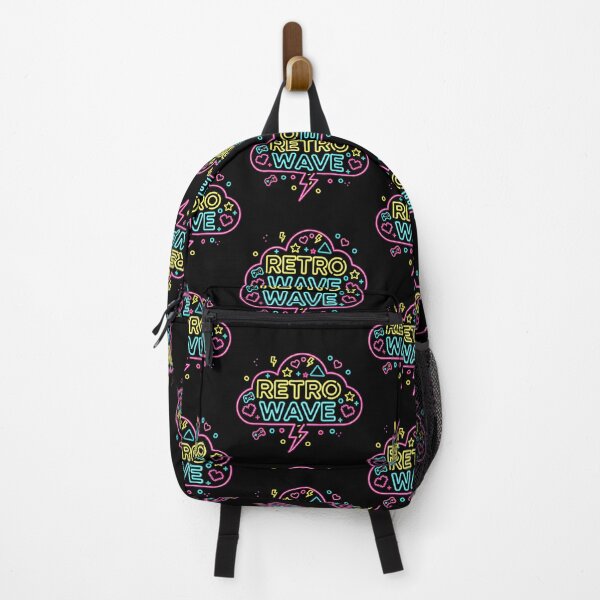 Item preview, Retro Wave Gamer Neon Lightning Storm designed and sold by GlobalBoom.
