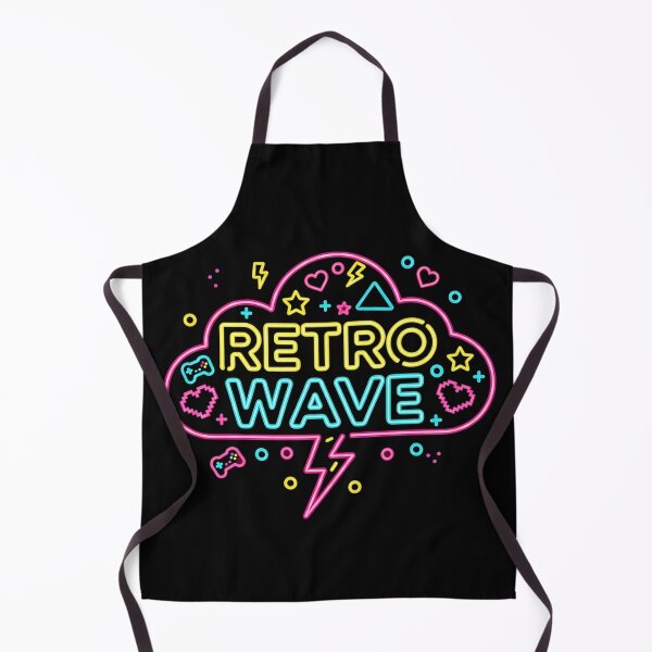 Item preview, Retro Wave Gamer Neon Lightning Storm designed and sold by GlobalBoom.