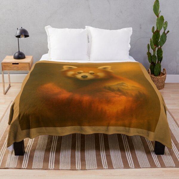 Item preview, Red Panda – Silent Titans Mountain Ember Spirit Wildlife Art designed and sold by GeoWild Designs.