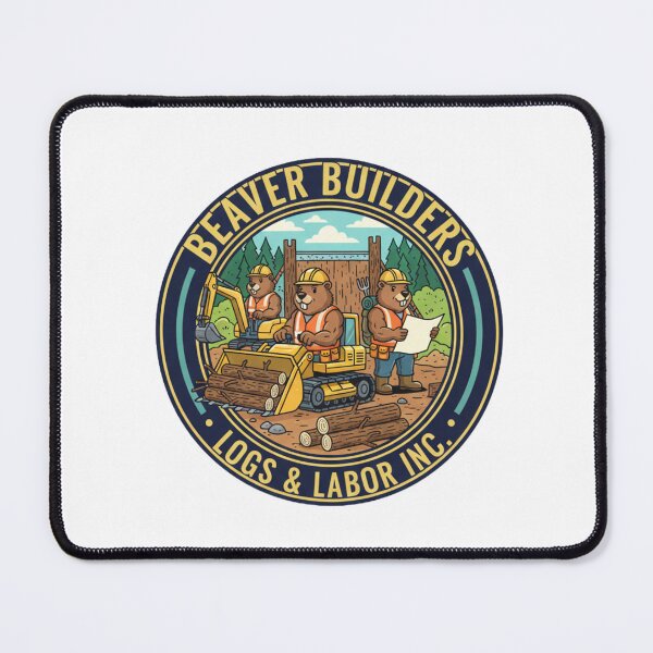 Item preview, Beaver Builders Vintage Logo Construction Team Art designed and sold by Dariusz.K.