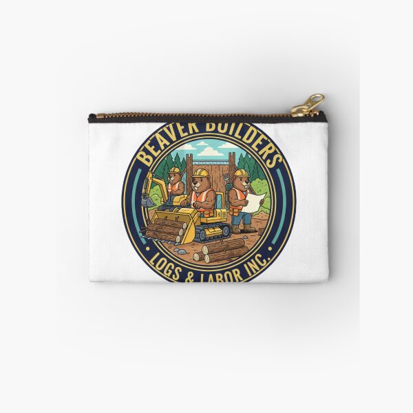 Item preview, Beaver Builders Vintage Logo Construction Team Art designed and sold by Dariusz.K.