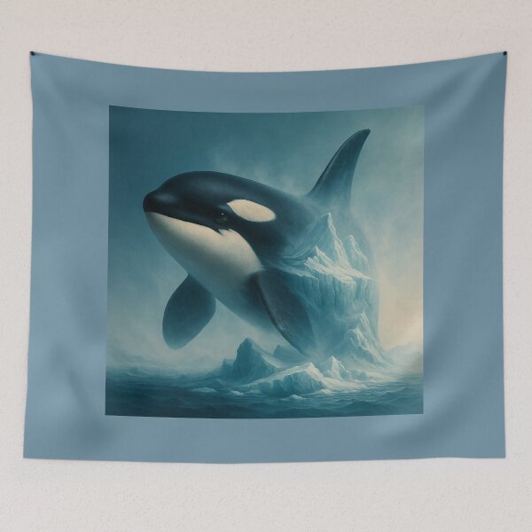 Item preview, Orca – Ocean Forge Glacier-Born Wildlife Art designed and sold by GeoWild Designs.