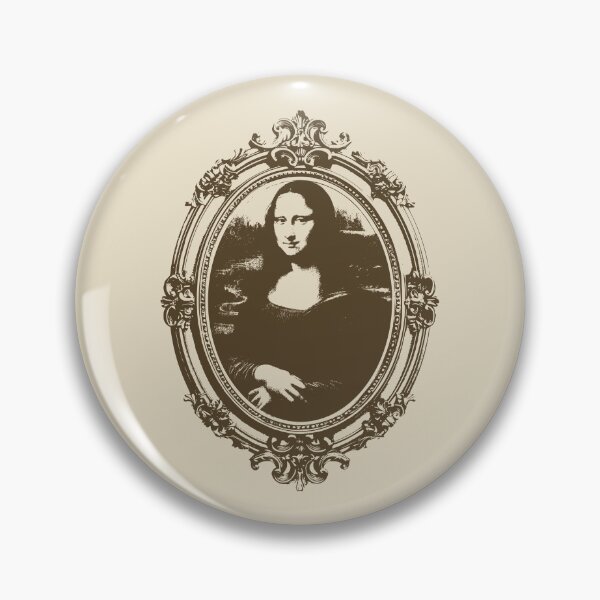 Item preview, Mona Lisa Portrait in Oval Frame  designed and sold by ArtNoveltee.