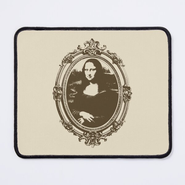 Item preview, Mona Lisa Portrait in Oval Frame designed and sold by ArtNoveltee.