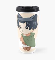 Neko Levi Attack on Titan Design Travel Mug