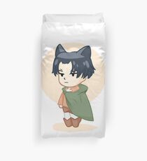 Neko Levi Attack on Titan Design Duvet Cover