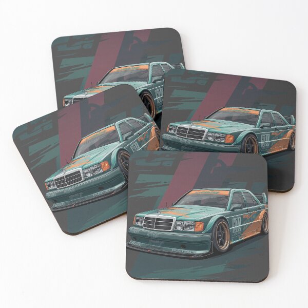 Item preview, Classic German Race Car Art – Widebody DTM Style Illustration designed and sold by KrintoryTees.