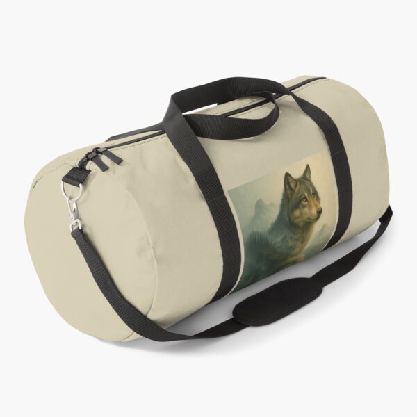 Item preview, Wolf – Valley Spirit Mystic Mountain Forest Wildlife Art designed and sold by GeoWild Designs.