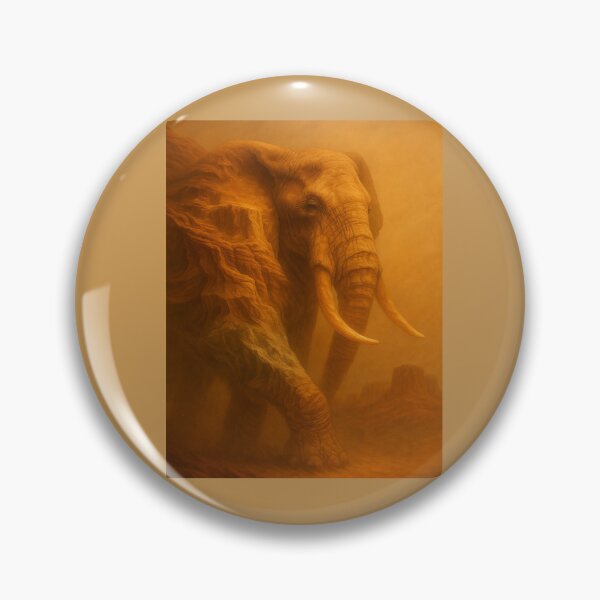 Item preview, Elephant – Desert Memory Canyon-Carved Titan Wildlife Art designed and sold by GeoWild Designs.