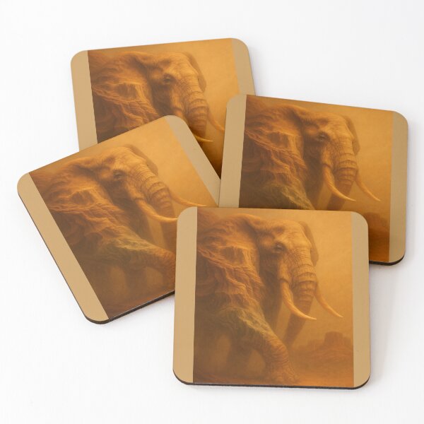 Item preview, Elephant – Desert Memory Canyon-Carved Titan Wildlife Art designed and sold by GeoWild Designs.