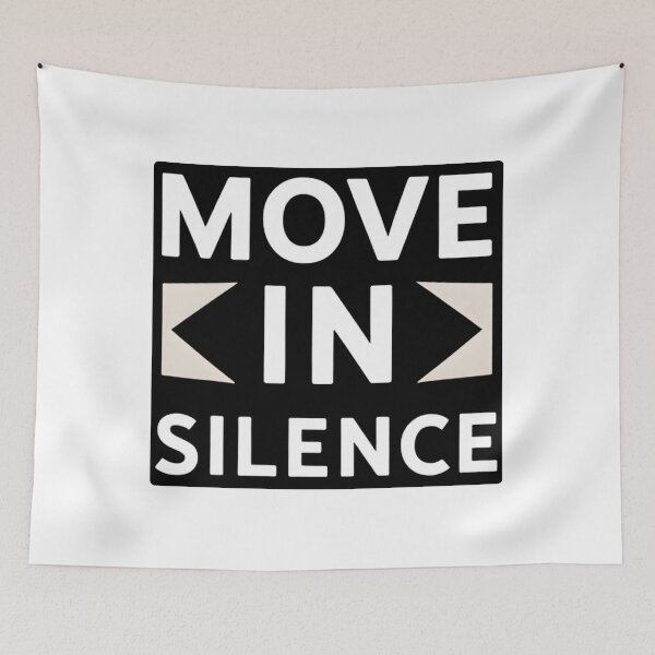 Item preview, Move In Silence Motivational Quote designed and sold by hawai3000.