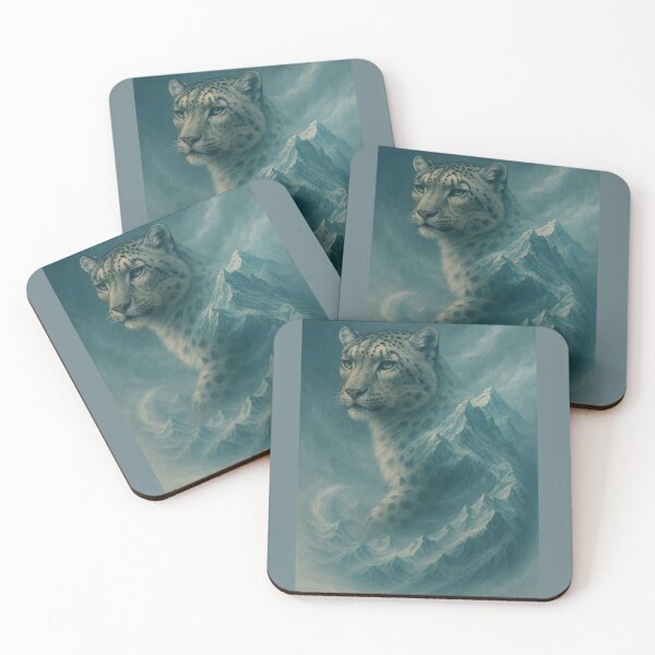 Item preview, Snow Leopard – Himalayan Echo Silent Titan Wildlife Art designed and sold by GeoWild Designs.