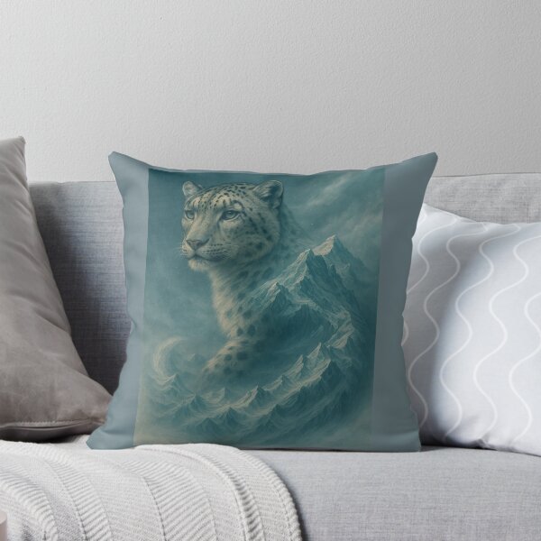 Item preview, Snow Leopard – Himalayan Echo Silent Titan Wildlife Art designed and sold by GeoWild Designs.
