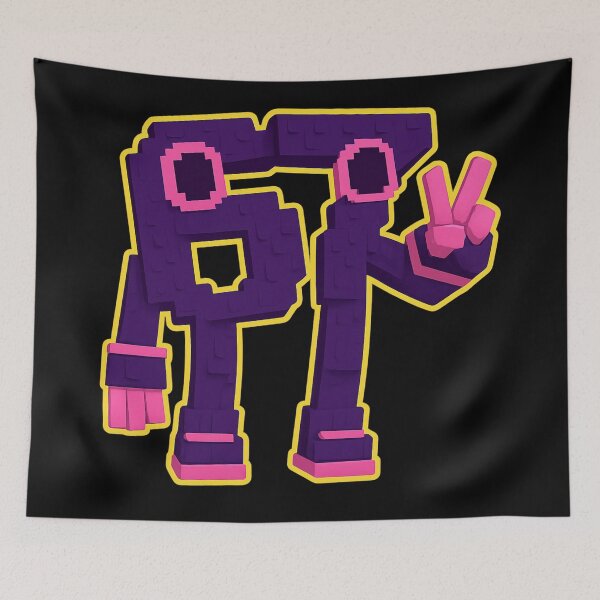 Item preview, Six Seven 6-7 Character Steal a Brainrot designed and sold by The Art by Rossouw.