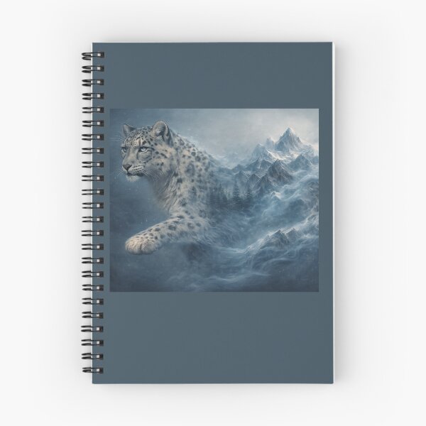 Item preview, Snow Leopard – Himalayan Ghost Silent Titans Wildlife Art designed and sold by GeoWild Designs.